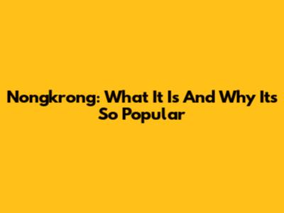 Nongkrong: What It Is And Why It's So Popular