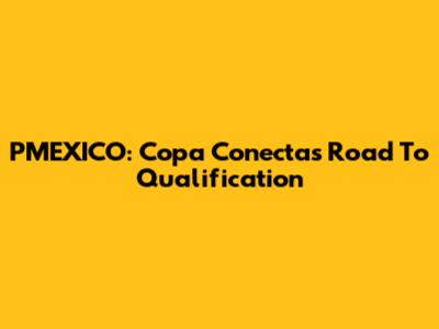 PMEXICO: Copa Conecta's Road To Qualification