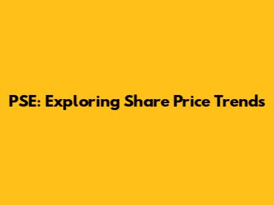 PSE: Exploring Share Price Trends