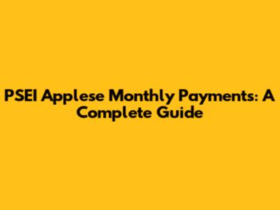 PSEI Applese Monthly Payments: A Complete Guide