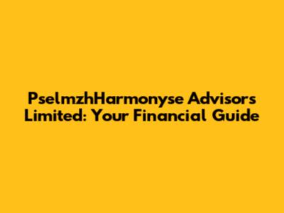 PselmzhHarmonyse Advisors Limited: Your Financial Guide