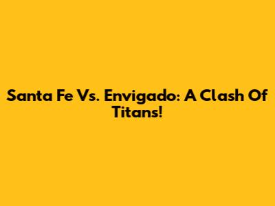 Santa Fe Vs. Envigado: A Clash Of Titans!