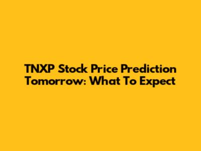 TNXP Stock Price Prediction Tomorrow: What To Expect