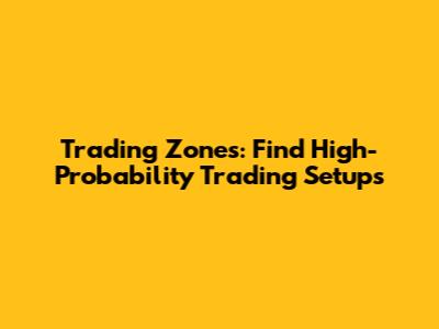 Trading Zones: Find High-Probability Trading Setups